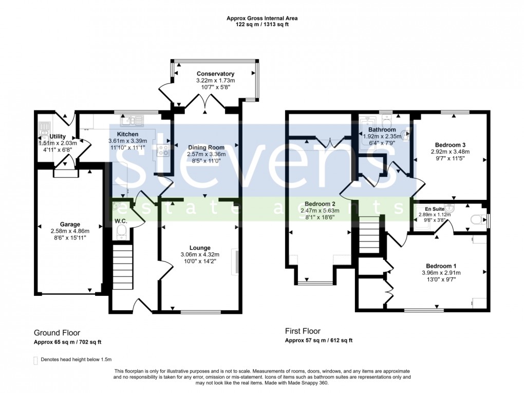Floorplan for Herons Brook, Okehampton, Devon, EX20