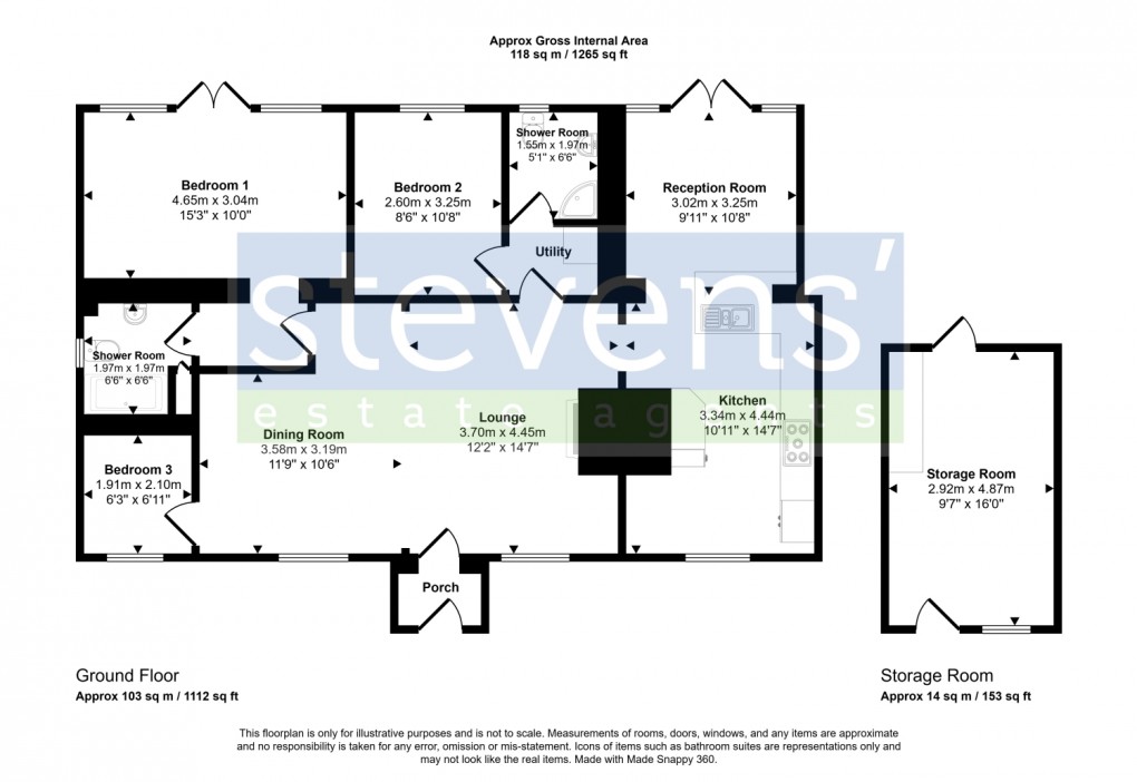 Floorplan for , Halwill, Beaworthy, Devon, EX21