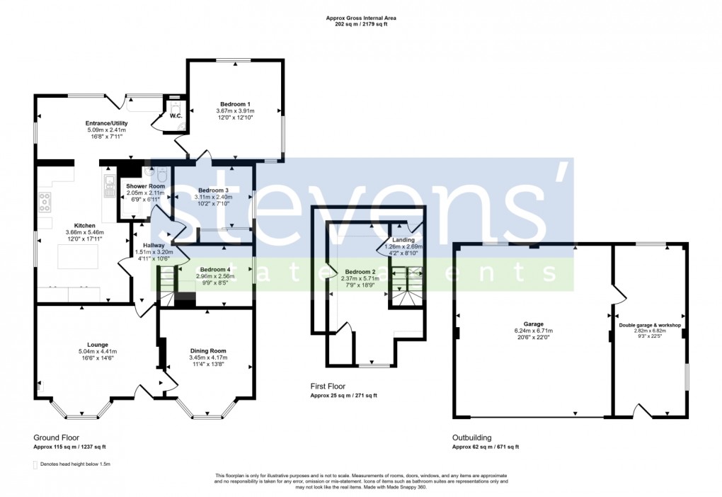 Floorplan for Hatherleigh Road, Okehampton, Devon, EX20