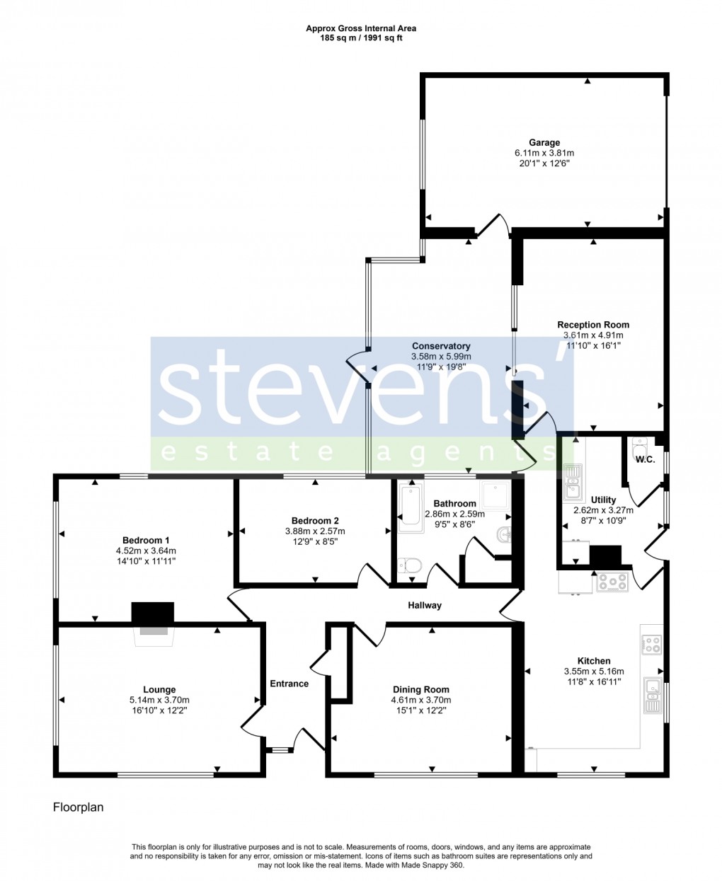 Floorplan for Meeth, Okehampton, Devon, EX20