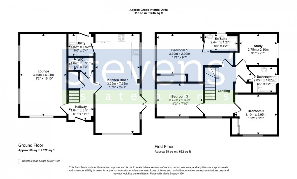Floorplan for Centurian Walk, Okehampton, Devon, EX20