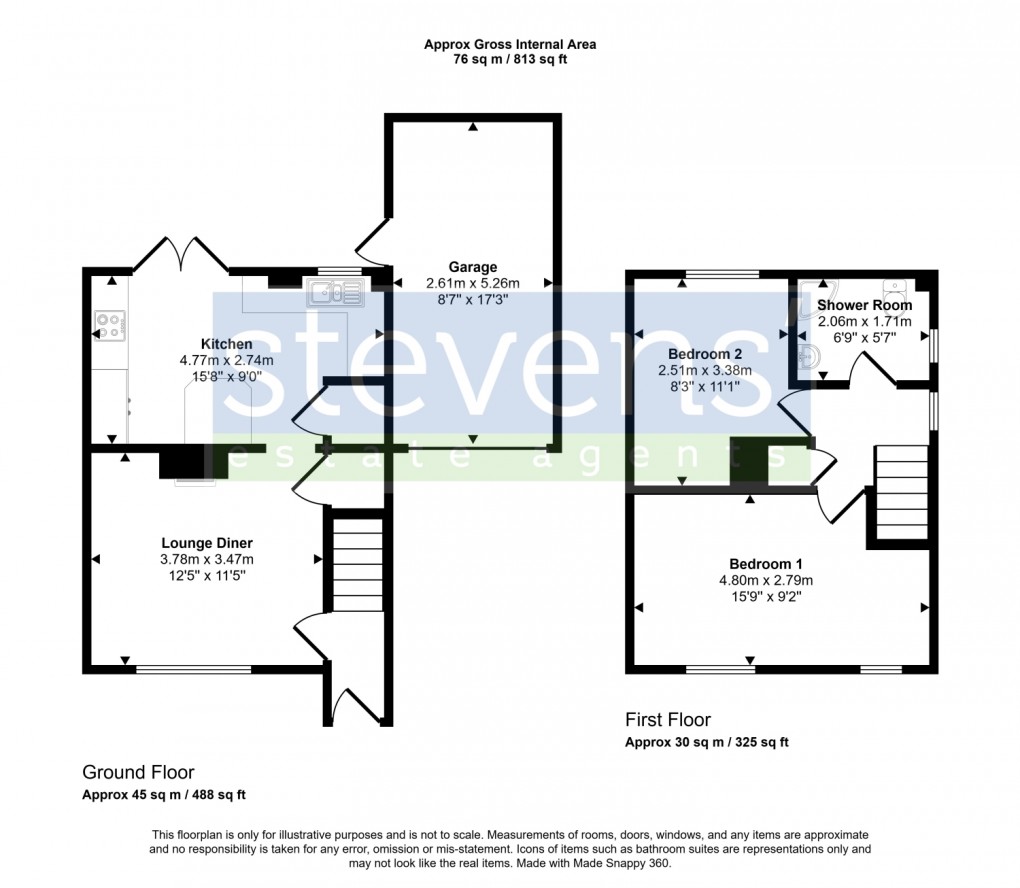 Floorplan for Oke Tor Close, Okehampton, Devon, EX20