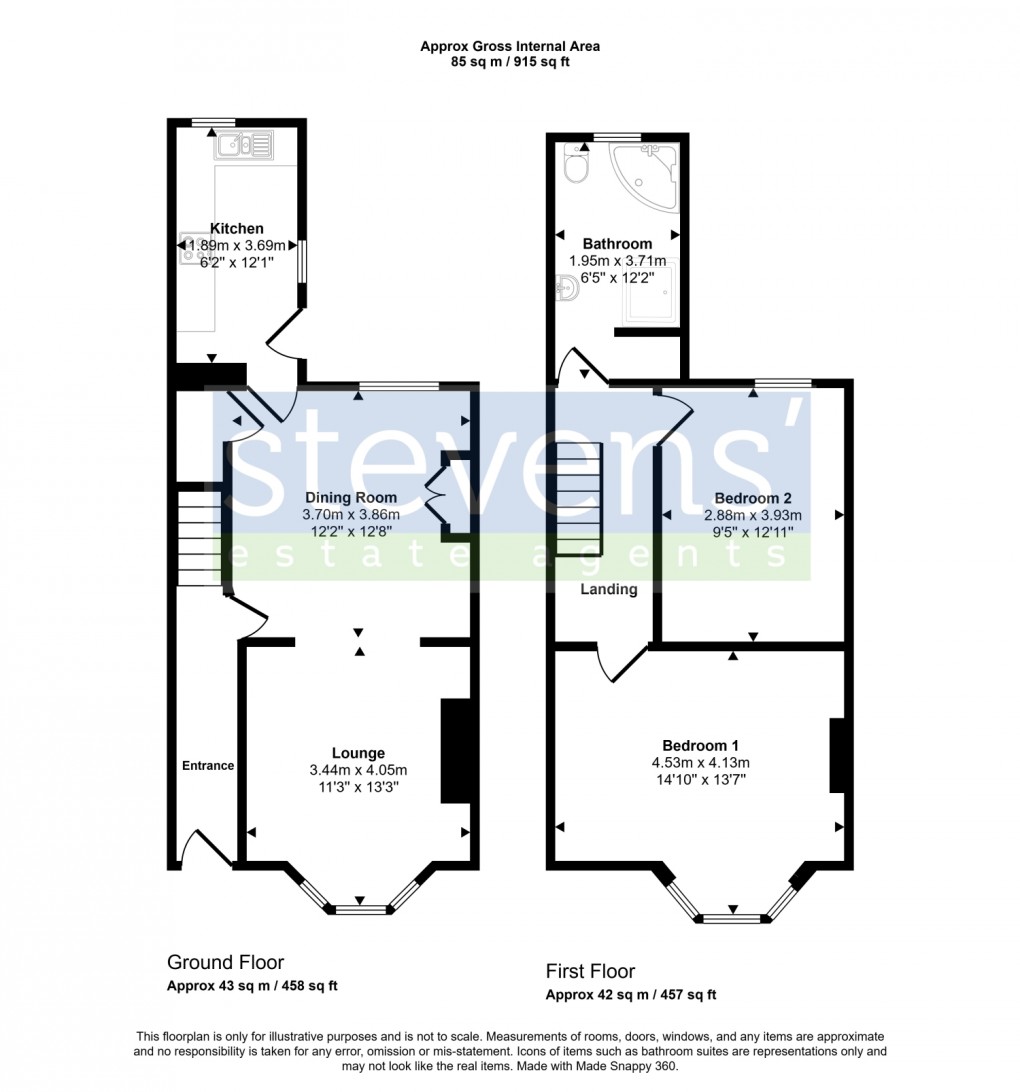 Floorplan for Barton Road, Okehampton, Devon, EX20