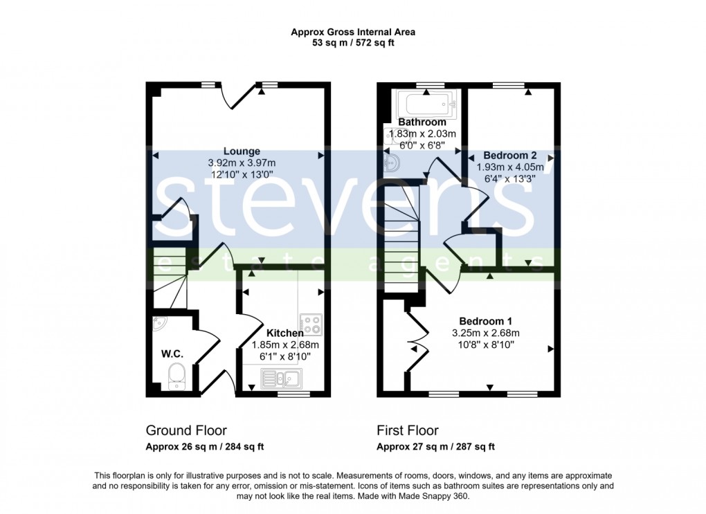 Floorplan for Vicks Meadow, Hatherleigh, Okehampton, Devon, EX20
