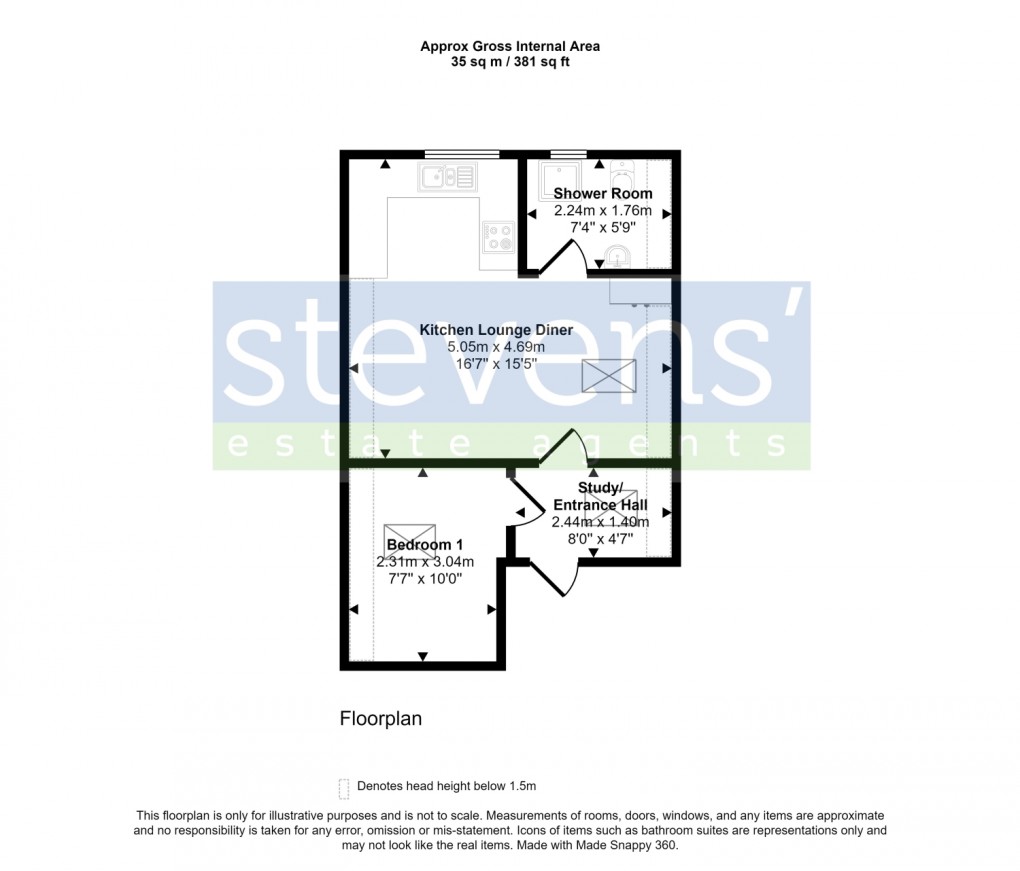 Floorplan for Station Road, Okehampton, Devon, EX20