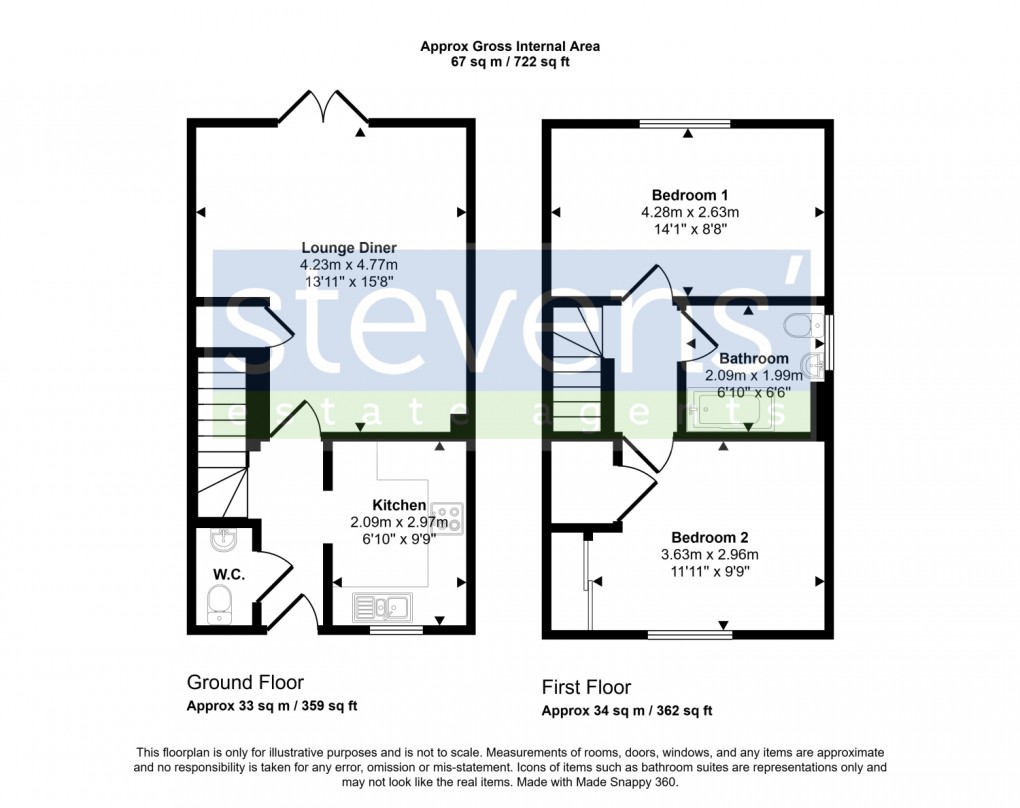 Floorplan for Oldham Road, Hatherleigh, Okehampton, Devon, EX20