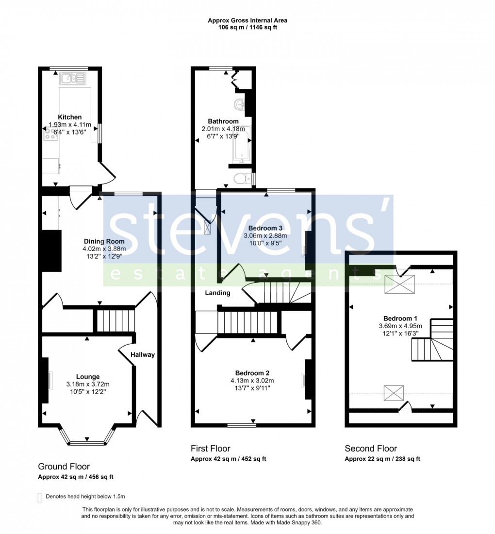 Floorplan for Northfield Road, Devon, Okehampton, EX20