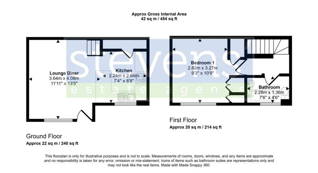 Floorplan for Kes Tor Close, Okehampton, Devon, EX20