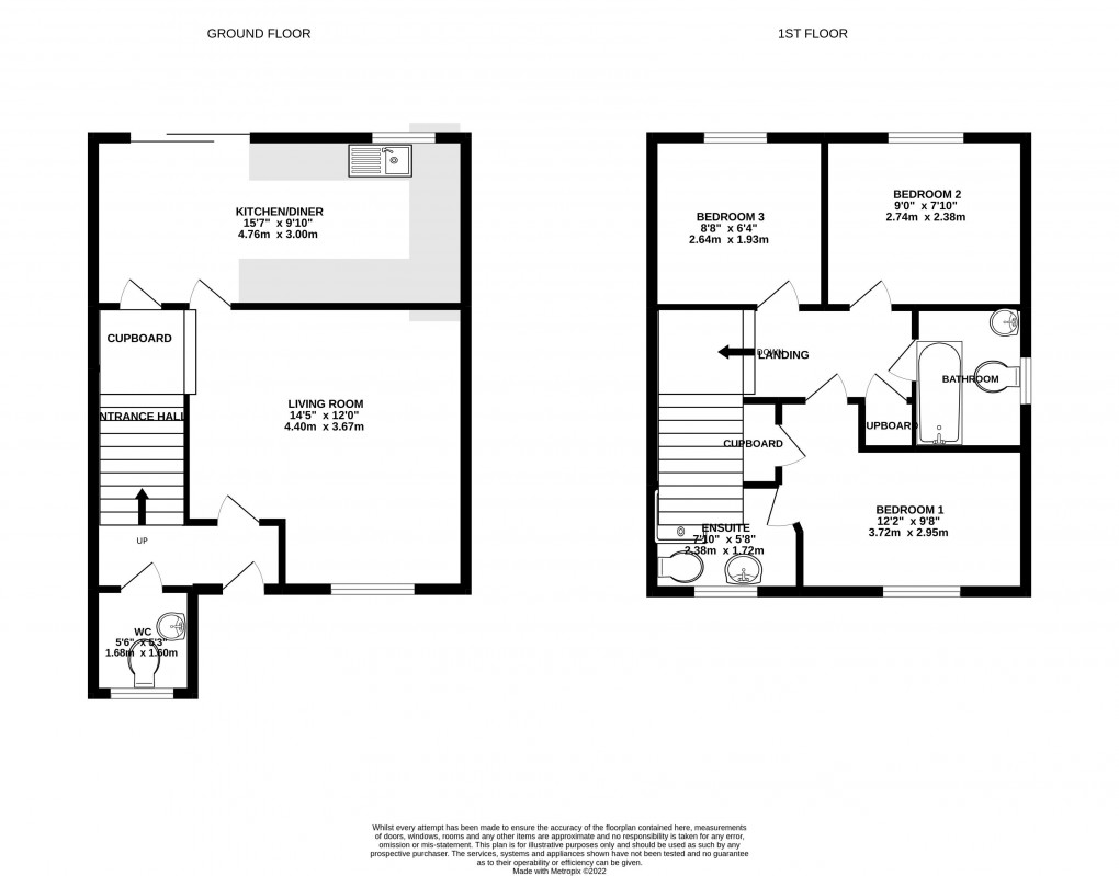 Floorplan for 1 Monkey Puzzle Drive, Okehampton