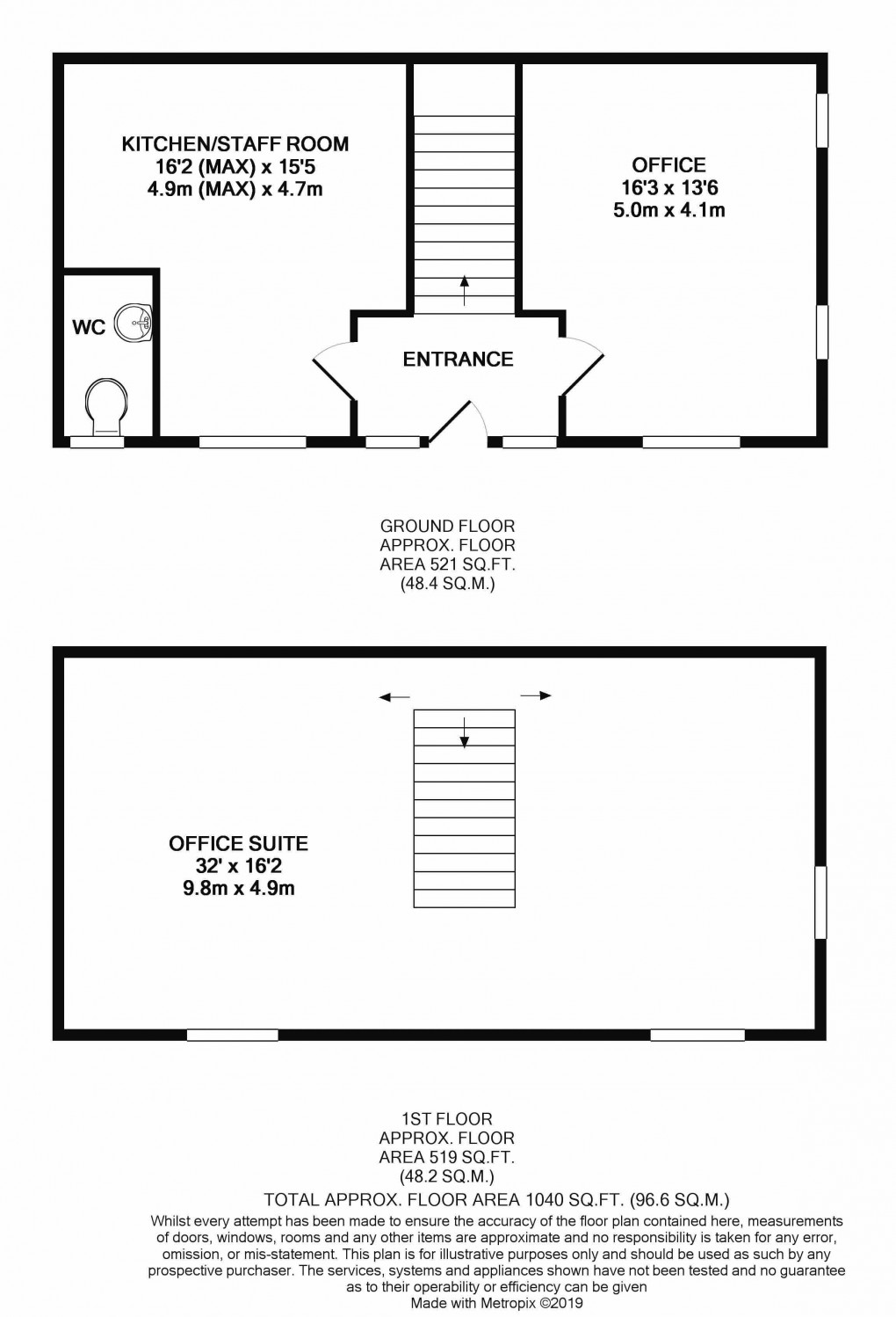 Floorplan for North Street, Okehampton, Devon, EX20